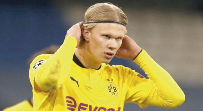 Erling Haaland tiene contrato con Borussia Dortmund hasta junio del 2024.