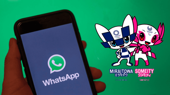 WhatsApp crea stickers de los Juegos Olímpicos Tokio 2020.