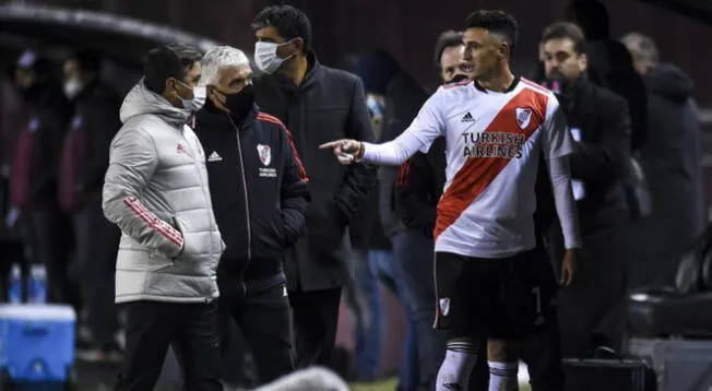 Matías Suárez es duda para el partido ante Boca Juniors tras sufrir una lesión el último miércoles ante Lanús.