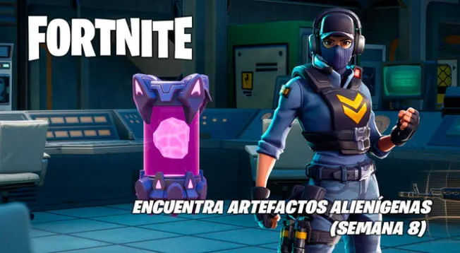 Fortnite: ubicación de los Artefactos Alienígenas - semana 8