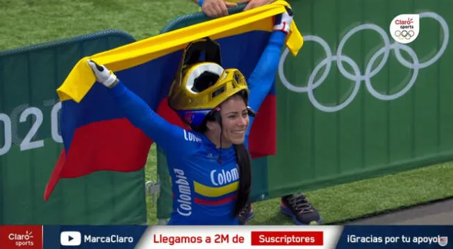 Mariana Pajón obtuvo medalla de plata en Ciclismo BMX