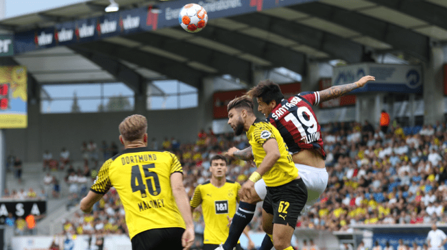 Dortmund no tuvo problemas y goleó 3-0 al Bologna en amistoso internacional