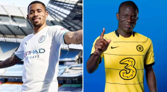 Gabriel Jesus y N'Golo Kanté la hicieron de modelos.