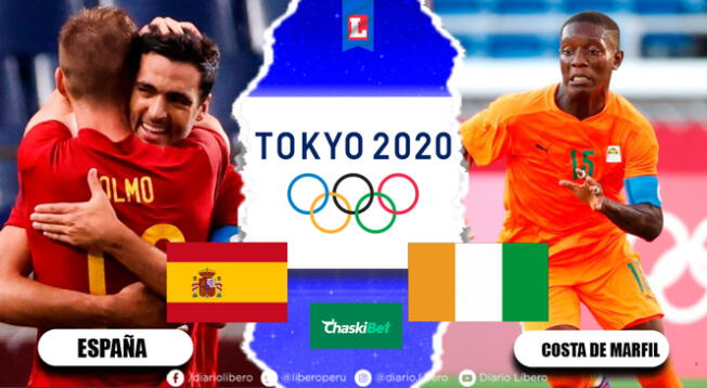 España vs. Costa de Marfil por los cuartos de final de Tokio 2020