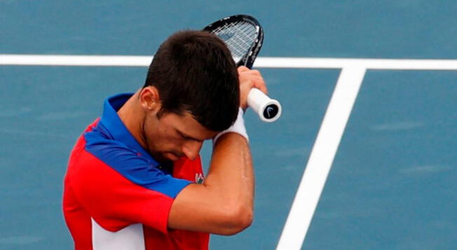 Novak Djokovic se fue de Tokio 2020 sin subir al podio.