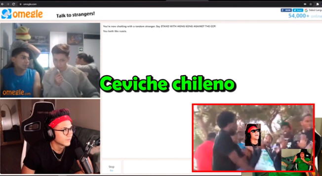 El youtuber troleo a unos chilenos por decir que el ceviche y el pisco era de ellos y no del Peru.