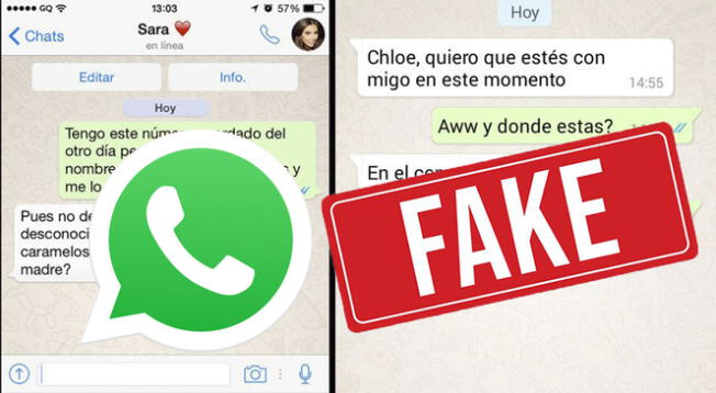 Conoce cómo crear conversaciones falsas.