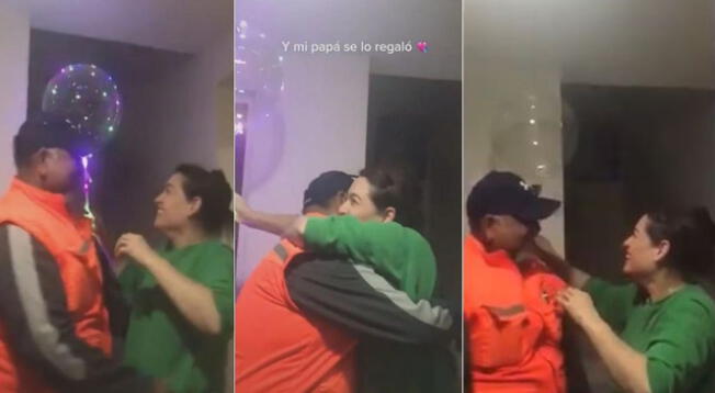 Hombre cumple el sueño de su esposa y le regala un globo con luces LED - VIDEO