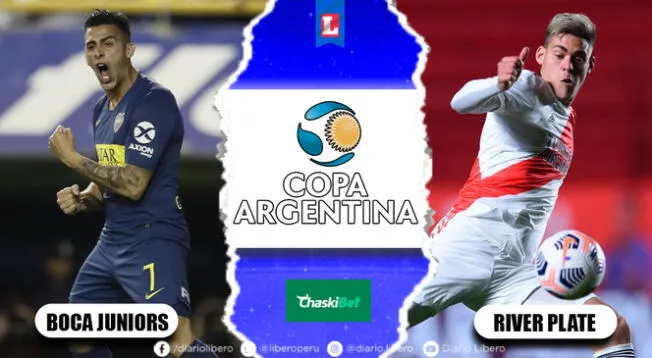 Boca Juniors vs. River Plate se miden en los octavos de final de la Copa Argentina