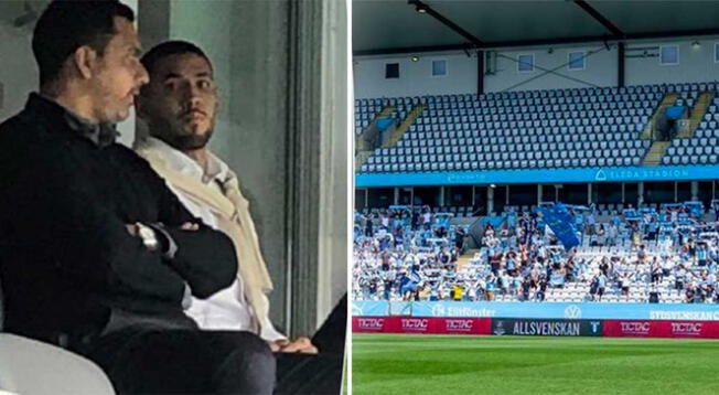 Sergio Peña fue visto en el estadio de Malmo FF