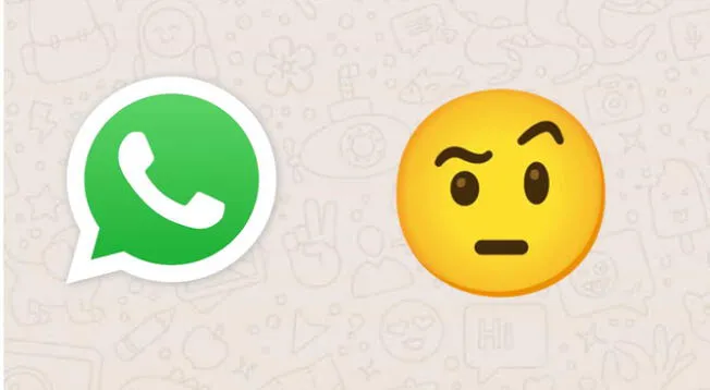 El ícono de la cara con la ceja levantada es uno de los más enviados a través de WhatsApp