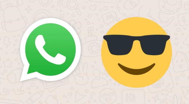 El emoticón de la carita con lentes es enviado constantemente por WhatsApp