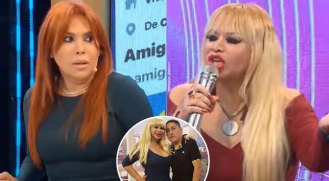 Susy Díaz discutió con Magaly Medina por defender a su expareja.