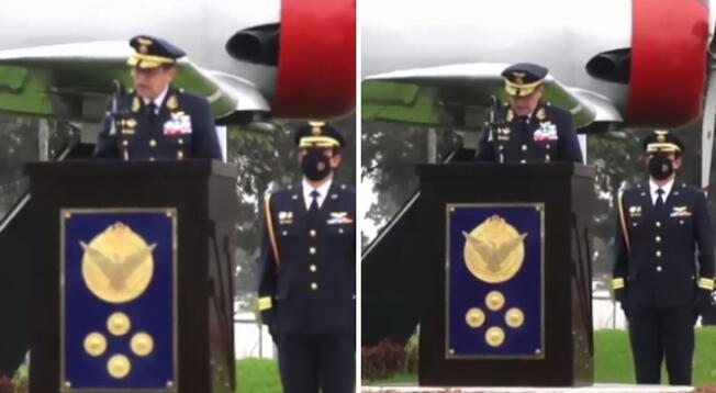 Usuarios vuelven viral el error que cometió el nuevo Comandante General de la Fuerza Aérea.