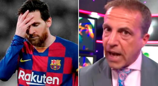 Periodista español explota contra Lionel Messi