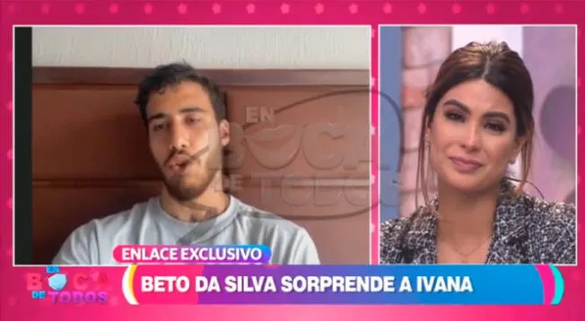 Ivana Yturbe fue sorprendida por Beto Da Silva en pleno programa en vivo.
