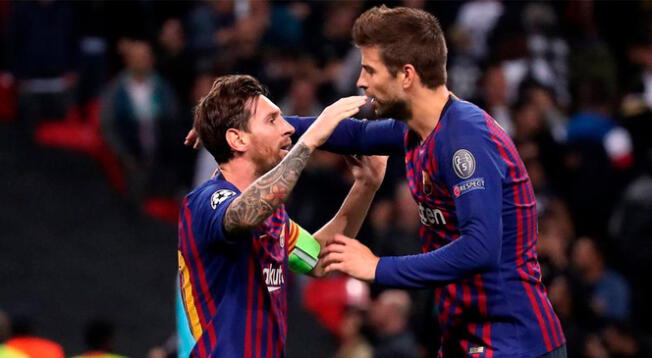 Gerard Piqué le envía emotivo mensaje a Lionel Messi