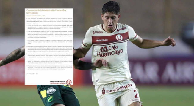 Universitario le responde a Luis Valverde