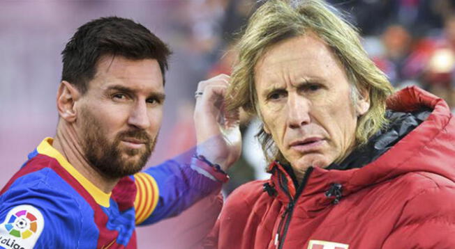 Ricardo Gareca habló sobre Lionel Messi