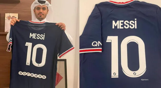 Se filtraron las fotos de la camiseta de Messi en el PSG