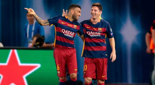 Dani Alves sobre Lionel Messi: Lo siento por él y por el Barcelona