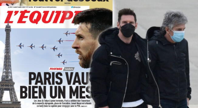 Lionel Messi causa furor en Francia por su posible llegada al PSG Lionel Messi causa furor en Francia por su posible llegada al PSG