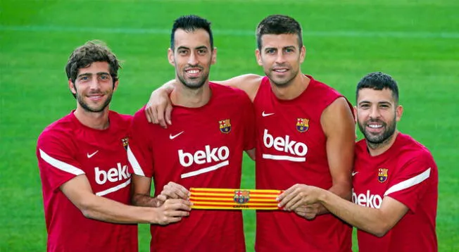Barcelona presentó a sus nuevos capitanes para la temporada