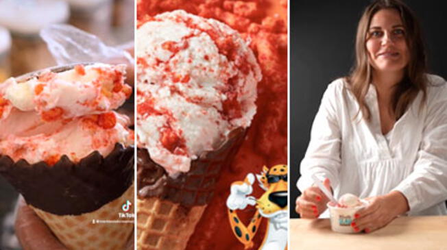 Un nuevo helado con sabor 'Cheetos' causa controversia en Instagram - VIDEO Un nuevo helado con sabor 'Cheetos' causa controversia en Instagram - VIDEO