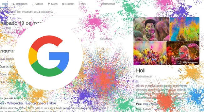 Google: Llena de pintura al buscador con espectacular truco