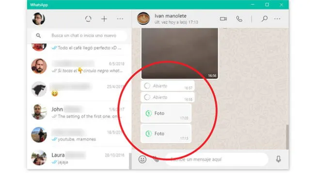 Conoce cómo ver una foto que se elimina más de una vez en WhatsApp