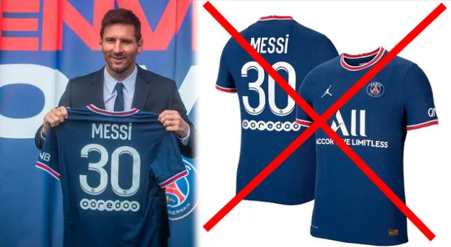 Se agotaron camisetas de Lionel Messi con el PSG