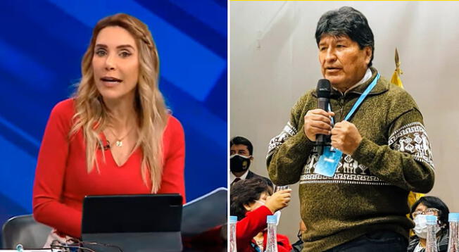 Juliana Oxenford fijó su posición sobre la presencia de Evo Morales en Lima.
