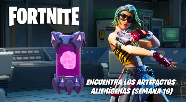 Fortnite: ubicación de los Artefactos Alienígenas - semana 10