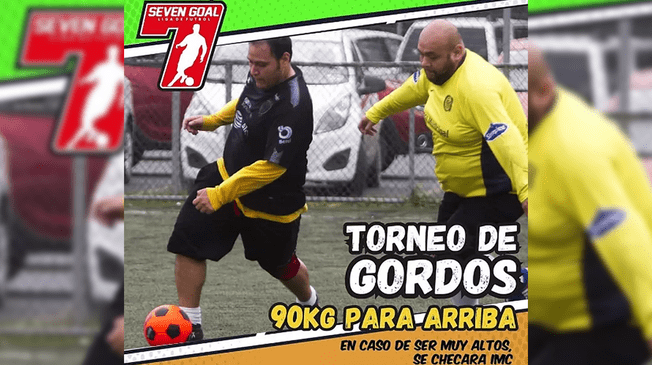 Torneo de Gordos: Crean campeonato de futbol 7. Torneo de Gordos: Crean campeonato de futbol 7.
