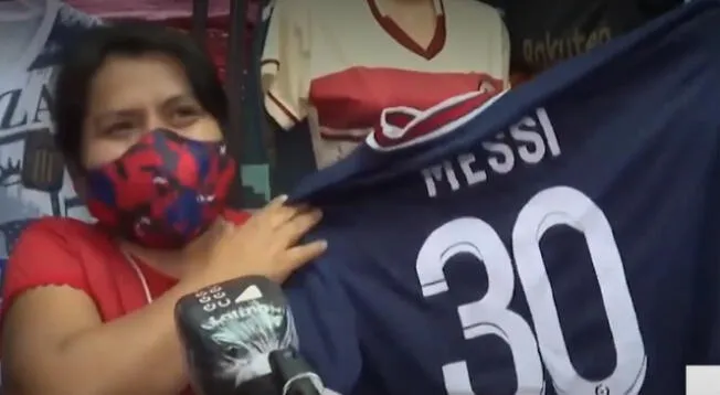 La camiseta de Lionel Messi es muy solicitada en provincias