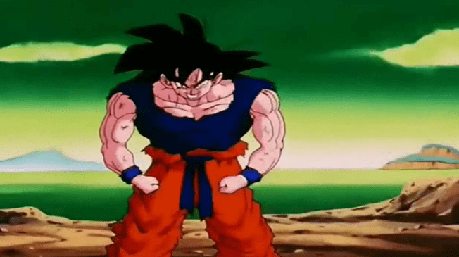 La primera vez que Goku se transformo en Super Saiyajin en DBZ