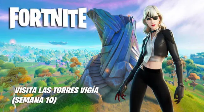 Fortnite: visita las Torres Vigía - semana 10