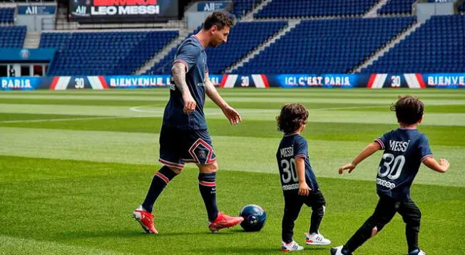 Lionel Messi ya pisó el Parque de los Príncipes