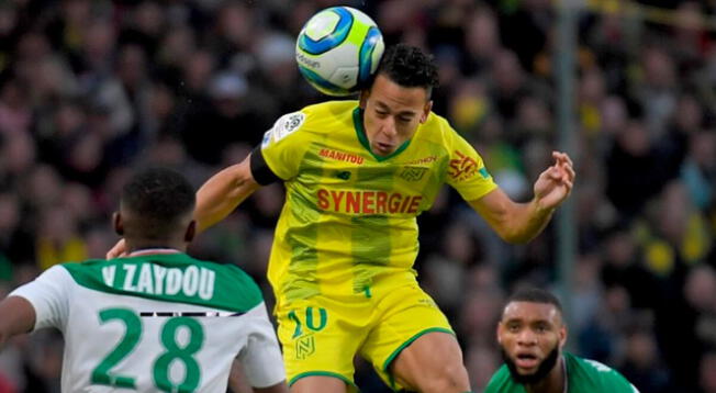 Cristian Benavente no tuvo éxito en el Nantes de Francia