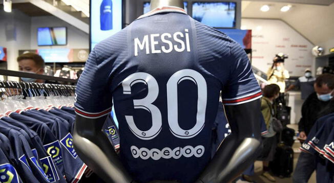 PSG Lionel Messi camiseta ya se vende en Perú
