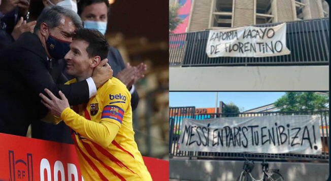 Los hinchas 'culés' le hicieron sentir su molestia a la directiva del Barcelona.