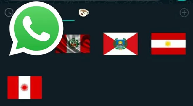 WhatsApp: truco para colocar las antiguas banderas del Perú