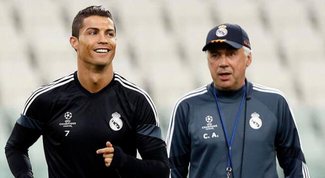 Cristiano Ronaldo y Carlo Ancelotti podrían reunirse en el Real Madrid