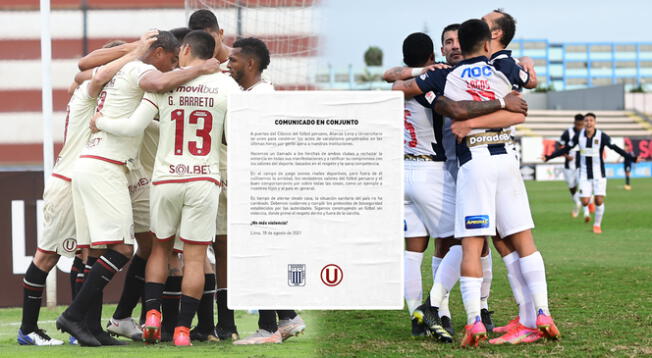 Universitario y Alianza Lima se unen a puertas del clásico