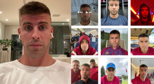 Piqué explica por que sube tantos  selfies en su Instagram