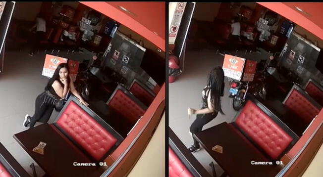 Mira la reacción de una empleada al ser sorprendida por su jefe en horario de trabajo