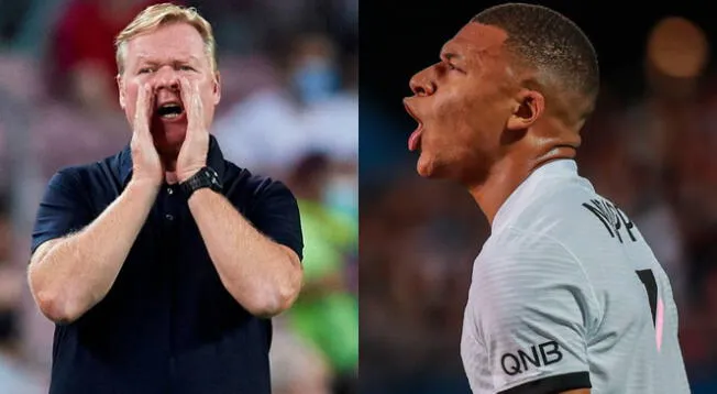 Ronald Koeman tuvo duro comentario sobre situación de Mbappé con PSG y Real Madrid