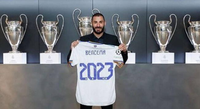 Karim Benzema renovó por dos temporadas más con Real Madrid