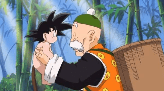 Dragon Ball: El maestro Roshi le cuenta a Goku como llegó a la tierra