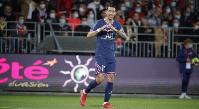 Con golazo de Di María, PSG venció a Brest y luce líder de Ligue 1